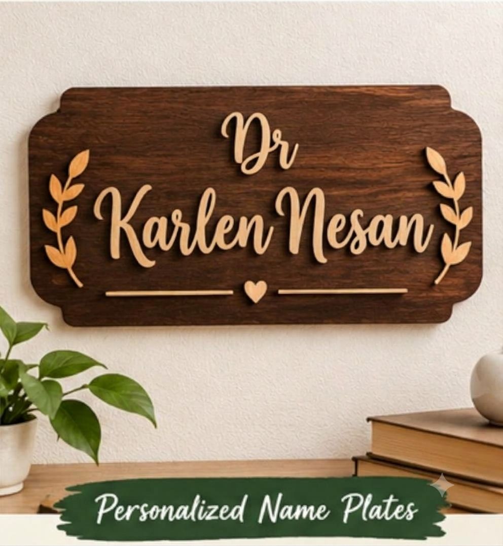 Personalized Name Plates